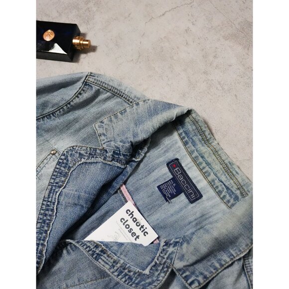 Y2k Baccini Denim Jacket - Picture 3 of 6